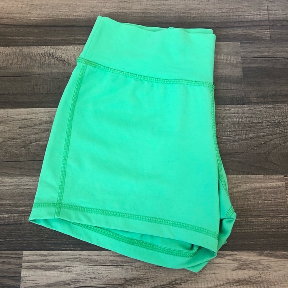Neon Green Patagonia Nylon/Spandex Shorts - Picture 4 of 12